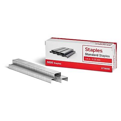 Staples Standard (5000 ct) (1/4 in)