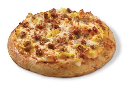 Personal Mega Meat Breakfast Pizza