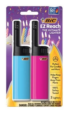 BiC Ez Reach the Ultimate Birthday Pocket Lighters, Assorted (2 ct)