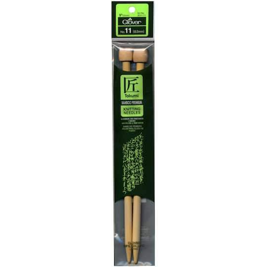 Clover Takumi 9" Bamboo Knitting Needles