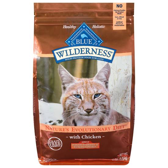 Blue Buffalo Wilderness Natural Chicken and Lifesource Bits Adult Food For Cats