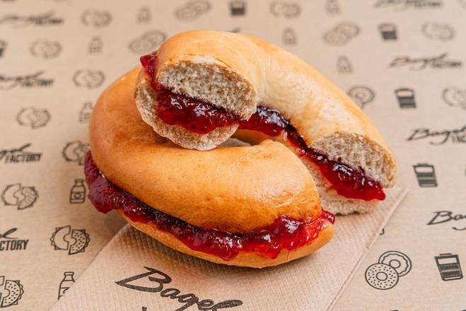 Strawberry Jam Bagel