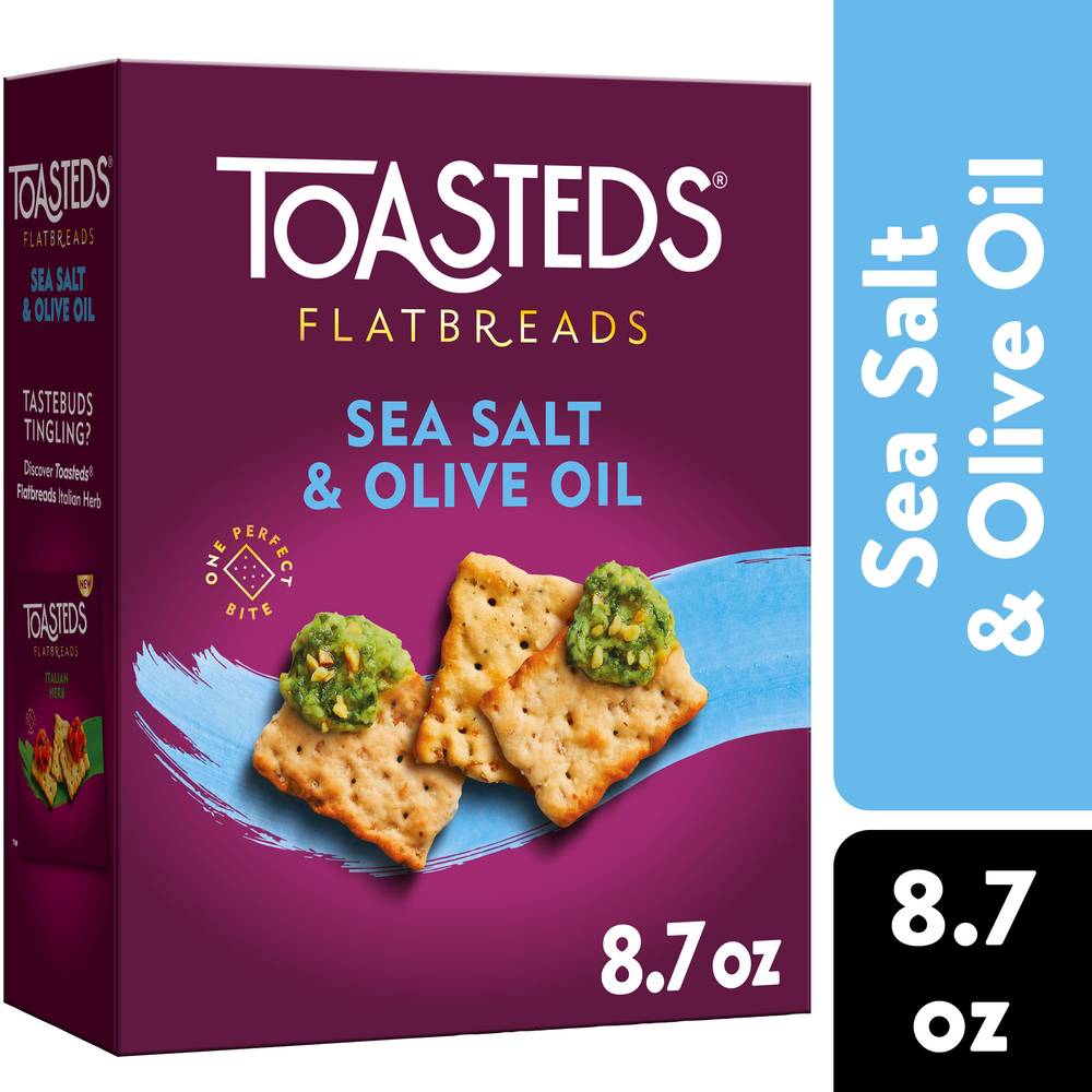 Toasteds Sea Salt & Olive Oil Crackers