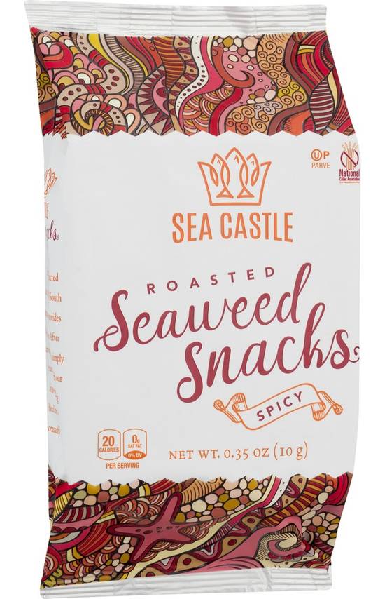 Sea Castle Spicy Roasted Seaweed Snacks