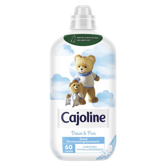 Cajoline - Adoucissant l'original hypoallergénique doux et pur 60 lavages