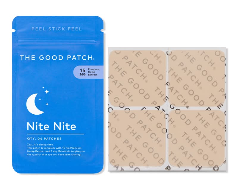 The Good Patch Nite Nite Hemp-Infused Wellness Patch 4 ct