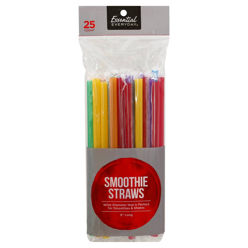 Essential Everyday 9" Long Smoothie Straws