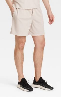 All In Motion Mesh Shorts, Men, L, Beige