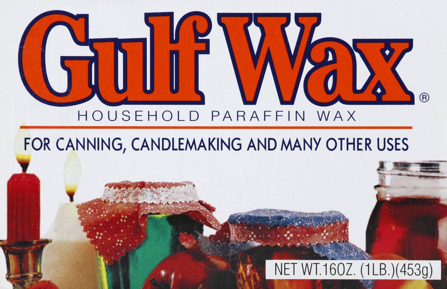 Gulf Wax Household Paraffin Wax (1 lbs)