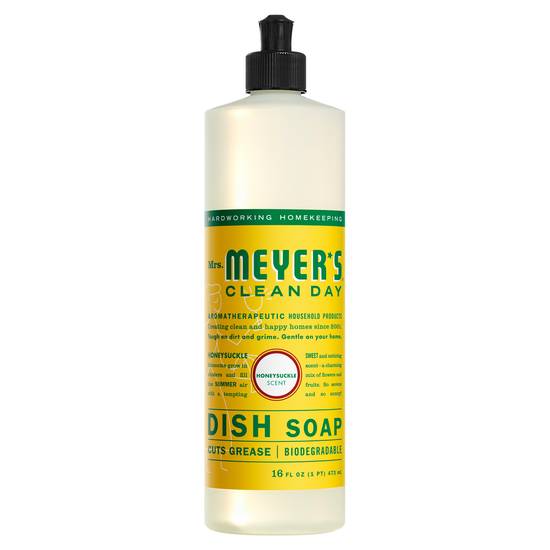 Mrs. Meyer's Clean Day Honeysuckle Scent Biodegradable Dish Soap