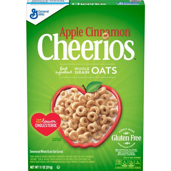 Cheerios Gluten-Free Apple Cinnamon Cereal (14.2 oz)