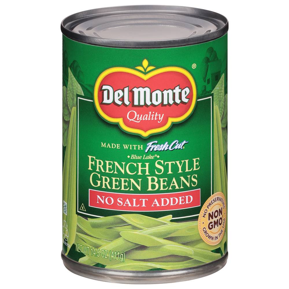 Del Monte No Salt Added Fresh Cut French Style Green Beans