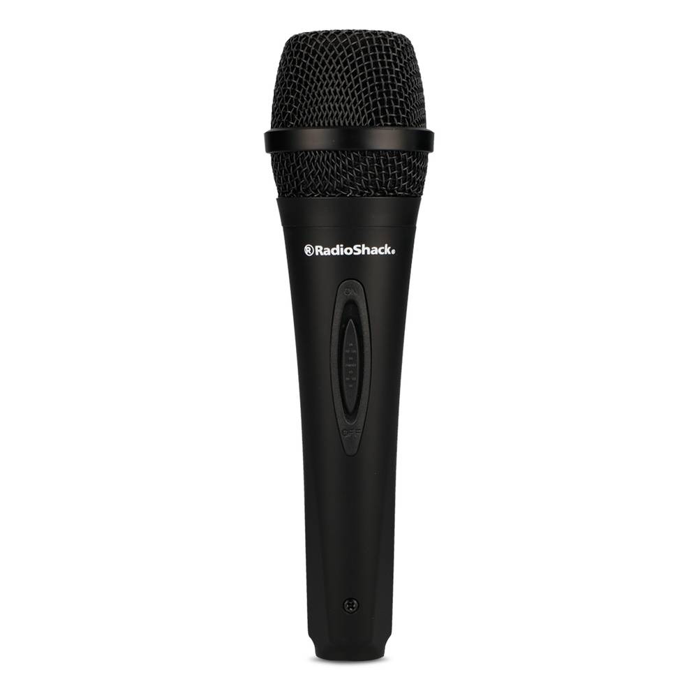 Radioshack micrófono rs alámbrico (negro)