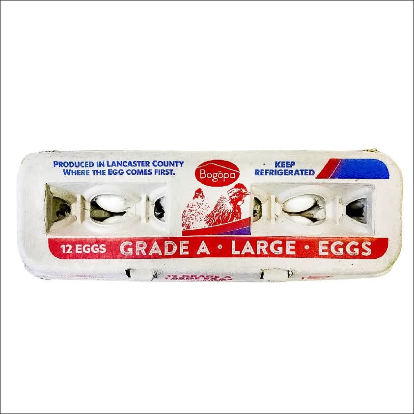 Bogopa Grade a Eggs, L, White (24 oz, 12 ct)