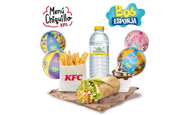 Menú Chiquillo Wrap