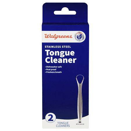 Walgreens Stainless Steel Tongue Cleaner