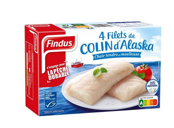 Filets de colin d'alaska msc - findus - 400g