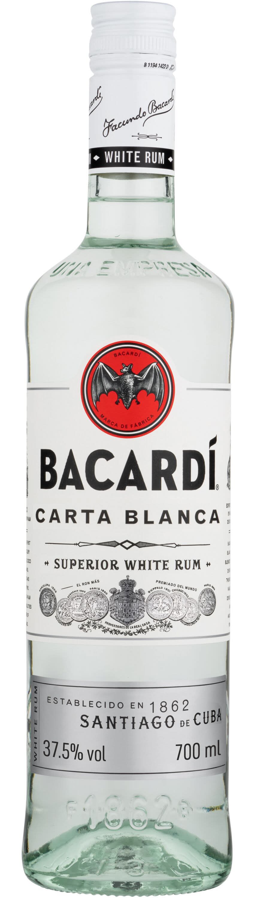 Bacardí - Carta blanca rhum blanc supérieur (700ml)