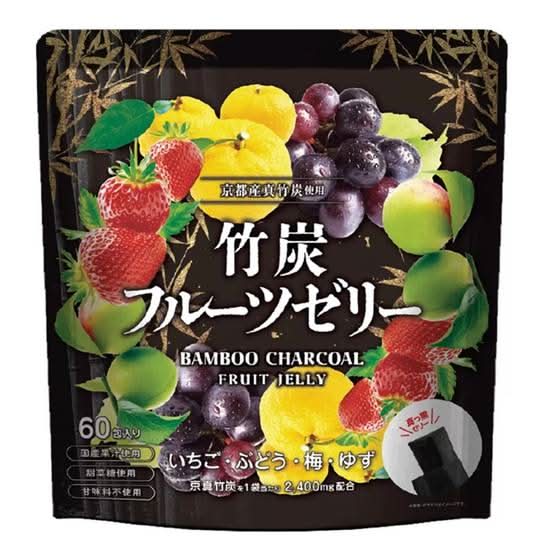 若翔 竹炭フルーツゼリー 60包