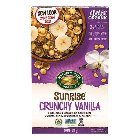 Nature's Path Sunrise Crunchy Vanilla Cereal (300 g)