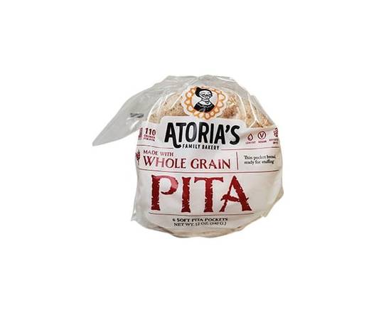 Atoria's · Whole Grain Pita Bread (12 oz)