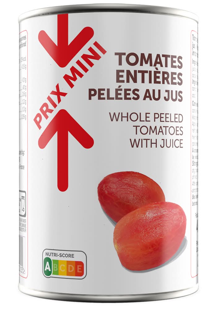 Prix Mini - Tomates entières pelées