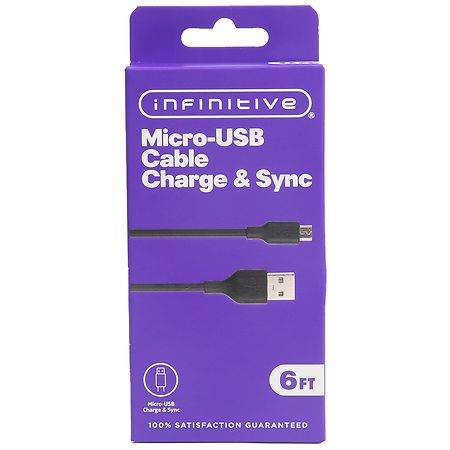 Infinitive Micro-Usb Pvc Cable (6 ft)