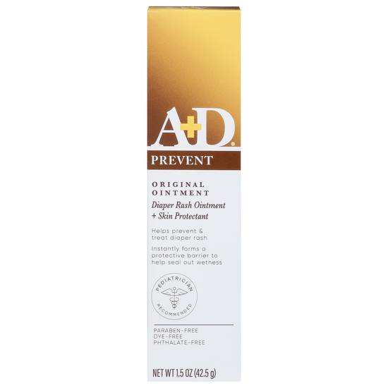 A+D Original Diaper Rash Ointment + Skin Protectant Ointment