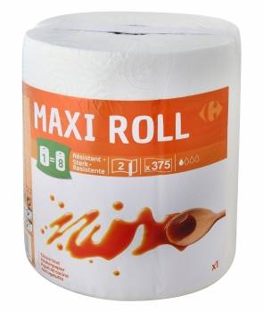 Papel de cocina resistente Maxi Roll Carrefour 1 rollo.