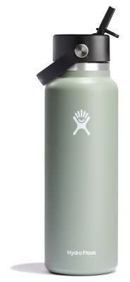 Hydro Flask Wide Mouth Flex Straw Insulated Bottle 40 oz, Agave