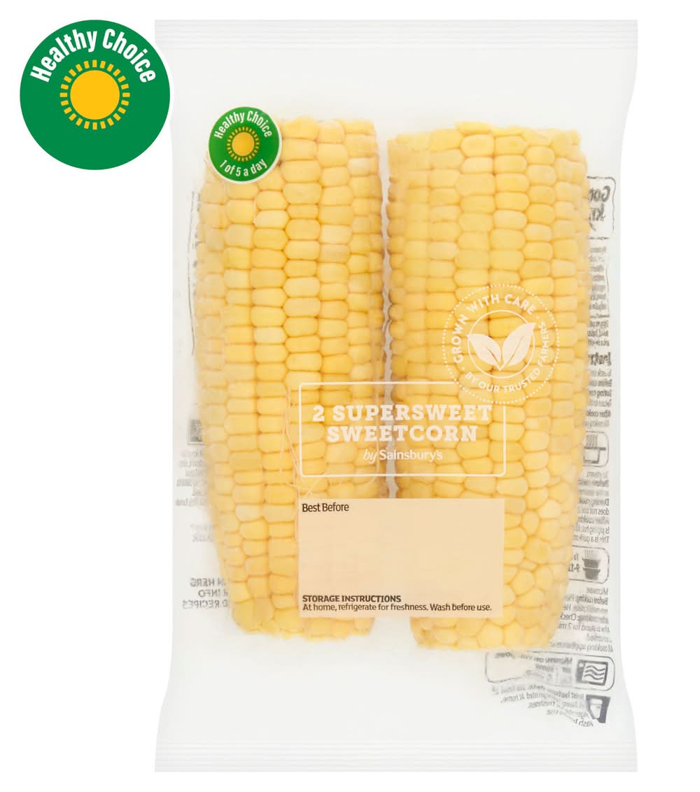 Sainsbury's Supersweet Sweetcorn (2 pack)