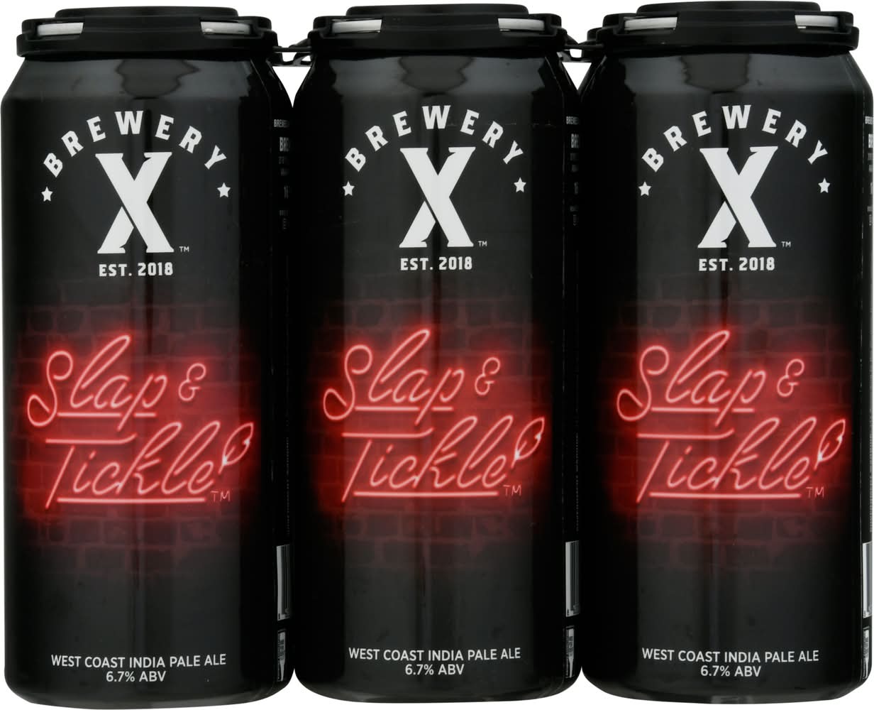 Brewery X Slap & Tickle Domestic West Coast Ipa Beer (6 x 16 fl oz)
