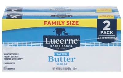 Lucerne Butter Sweet Cream Quarters (16 oz, 2 ct)