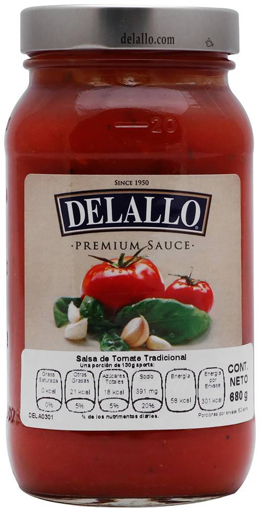 DeLallo Salsa de tomate tradicional Delivery Near Me Order Online