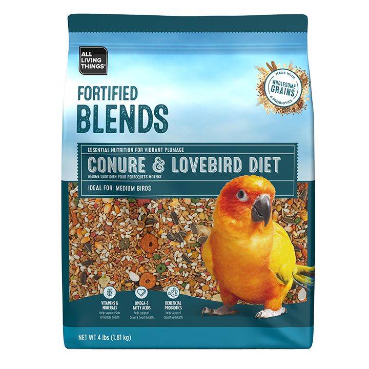 All Living Things Fortified Conure Bird Food (4 lbs)