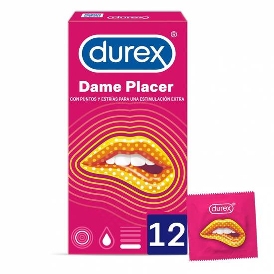 PRES. DAME PLACER DUREX 12UDS
