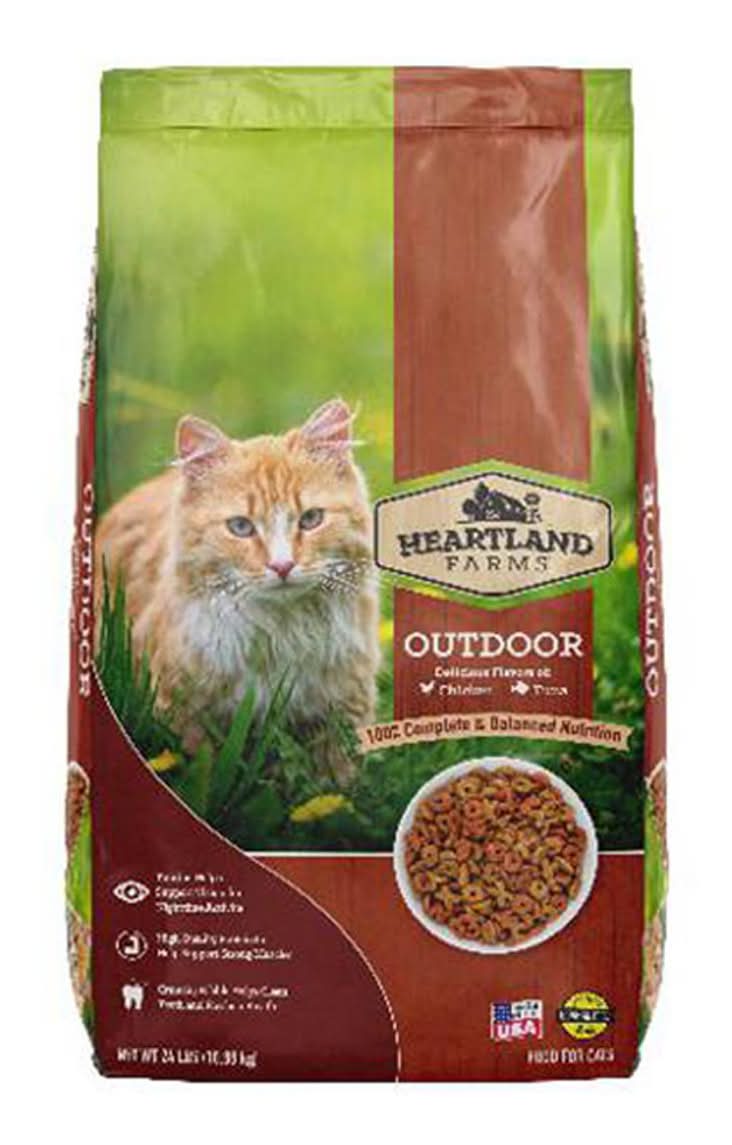 Heartland Farms Outdoor Dry Cat Food, Chicken-Fish (24 lbs)