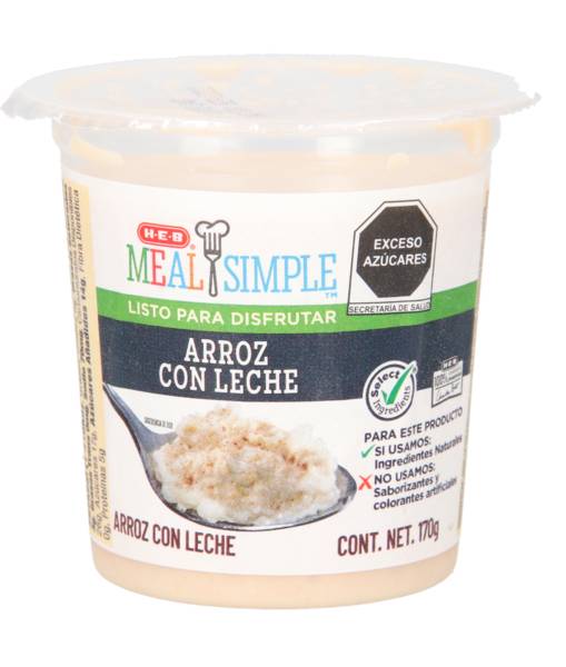 Meal simple arroz con leche