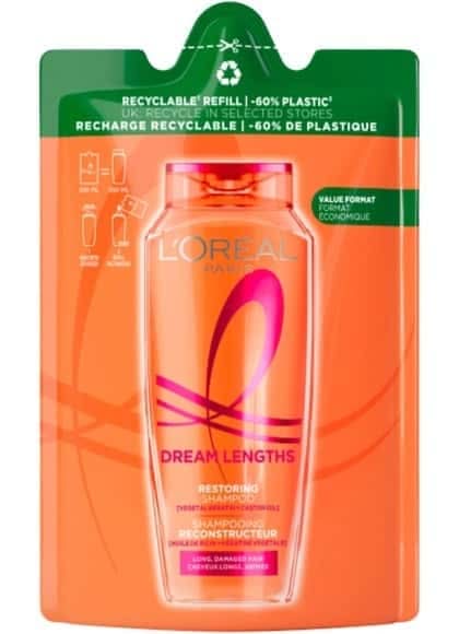 Elseve - Shampoing reconstructeur éco-recharge dream long l'oréal (250ml)