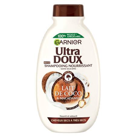 Shampoing Nourrissant Lait de Coco & Macadamia ULTRA DOUX - le flacon de 250mL