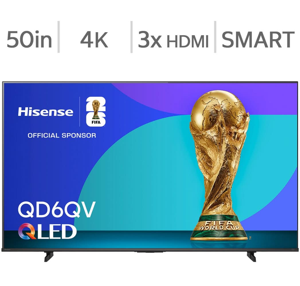 Hisense - Classe 50 Po - Série Qd6Qv - Téléviseur Qled 4K Uhd / Hisense 50" Class - Qd6Qv Series - 4K Uhd Qled Tv
