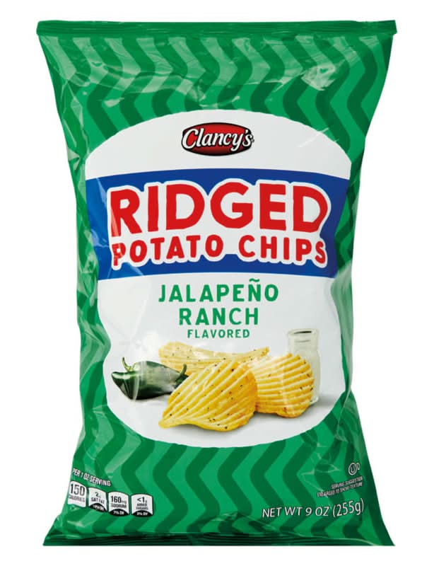 Clancy's Ridged Potato Chips, Jalapeno Ranch (9 oz)