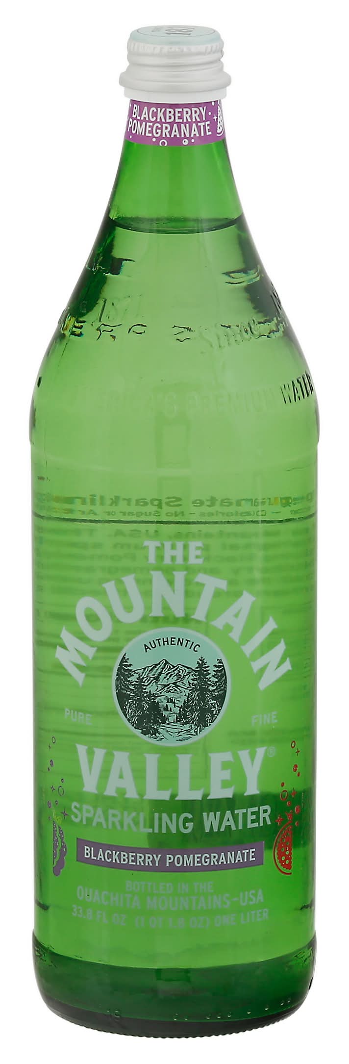 The Mountain Valley Sparkling Water, Blackberry Pomegranate (33.8 fl oz)