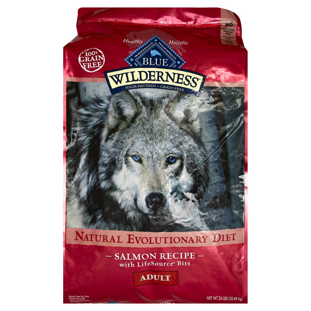 Blue Buffalo Wilderness Natural Evolutionary Diet Salmon Recipe Adult Dog Food (24 lbs)