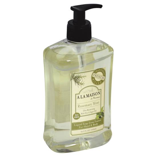 A La Maison De Provence Rosemary Mint Liquid Soap
