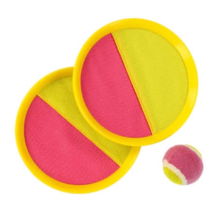 Toss And Stick Game Set Pink/Yellow