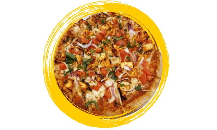 CURRY CHICKEN PIZZA