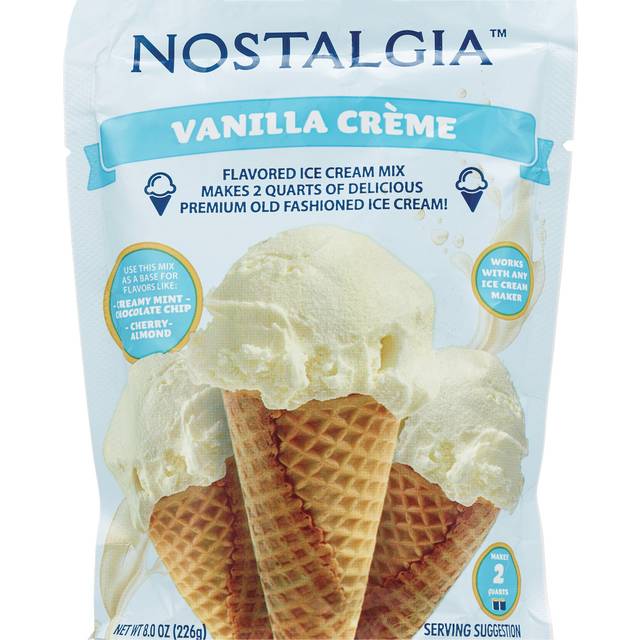 Nostalgia Ice Cream Mix Summer (vanilla)