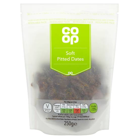 Co-Op Soft Pitted Dates 250g