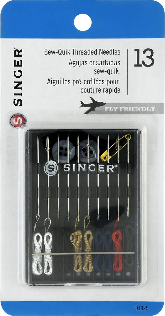 Singer Sew-Quik Threaded Needles (1 set)
